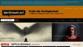What Werstreamt.es website looked like in 2018 (6 years ago)