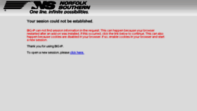 What Webmail.nscorp.com website looked like in 2018 (6 years ago)