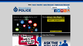 What Warwickshire.police.uk website looked like in 2018 (6 years ago)