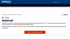 What Webmail1.pepperdine.edu website looked like in 2018 (6 years ago)