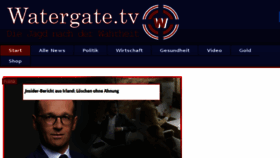 What Watergate.tv website looked like in 2018 (6 years ago)