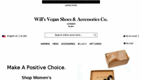 What Wills-vegan-shoes.com website looked like in 2018 (6 years ago)