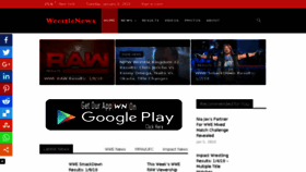 What Wrestlenews.net website looked like in 2018 (6 years ago)