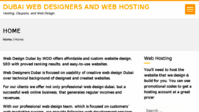 What Webdesignersdubai.com website looked like in 2018 (6 years ago)