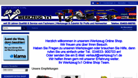 What Werkzeug1x1.de website looked like in 2018 (6 years ago)