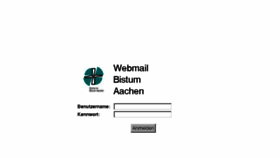What Webmail.bistum-aachen.de website looked like in 2018 (6 years ago)