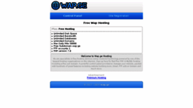 What Wap.ge website looked like in 2018 (8 years ago)