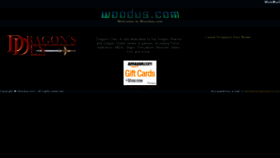 What Woodus.com website looked like in 2018 (6 years ago)