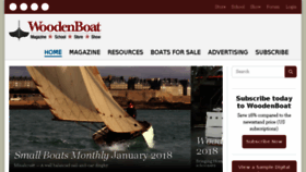What Woodenboat.com website looked like in 2018 (6 years ago)