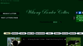 What Wilsongbordercollies.com website looked like in 2018 (6 years ago)