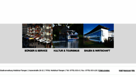 What Waldshut-tiengen.de website looked like in 2018 (6 years ago)