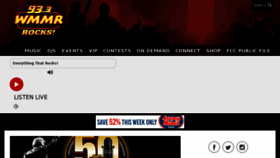 What Wmmr.com website looked like in 2018 (6 years ago)