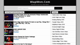 What Wapwon.live website looked like in 2018 (6 years ago)