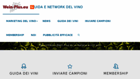 What Wein-plus.it website looked like in 2018 (6 years ago)