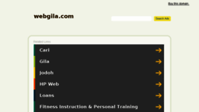 What Webgila.com website looked like in 2018 (6 years ago)
