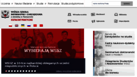 What Wsiz.rzeszow.pl website looked like in 2018 (6 years ago)