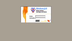 What Webmail.jussantiago.gov.ar website looked like in 2018 (6 years ago)