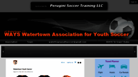 What Watertownyouthsoccer.net website looked like in 2018 (6 years ago)