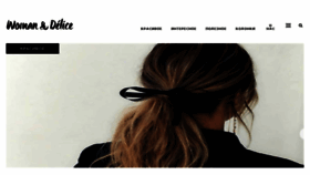 What Woman-delice.com website looked like in 2018 (6 years ago)