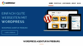 What Webtimiser.de website looked like in 2018 (6 years ago)