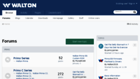 What Waltonforum.com website looked like in 2018 (6 years ago)