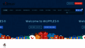 What Wupples.com website looked like in 2018 (6 years ago)