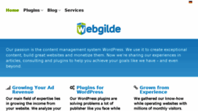 What Webgilde.com website looked like in 2018 (6 years ago)