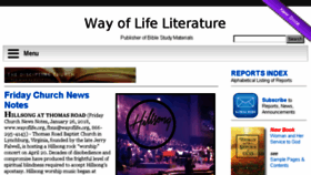 What Wayoflife.org website looked like in 2018 (6 years ago)