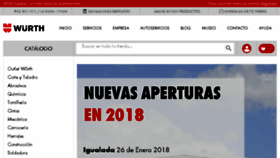 What Wurth.es website looked like in 2018 (6 years ago)