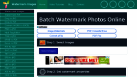 What Watermark-images.com website looked like in 2018 (6 years ago)
