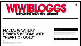 What Wiwibloggs.com website looked like in 2018 (6 years ago)
