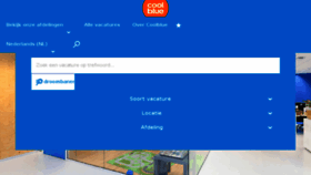 What Werkenbijcoolblue.nl website looked like in 2018 (6 years ago)