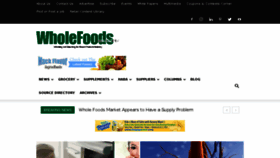 What Wholefoodsmagazine.com website looked like in 2018 (6 years ago)