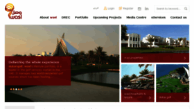 What Wasl.ae website looked like in 2018 (6 years ago)