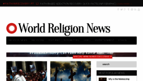 What Worldreligionnews.com website looked like in 2018 (6 years ago)