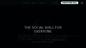 What Walls.io website looked like in 2018 (6 years ago)