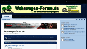 What Wohnwagen-forum.de website looked like in 2018 (6 years ago)