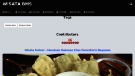 What Wisatabanyumas.com website looked like in 2018 (8 years ago)