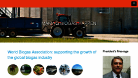 What Worldbiogasassociation.org website looked like in 2018 (6 years ago)