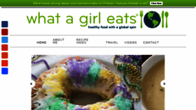 What Whatagirleats.com website looked like in 2018 (6 years ago)