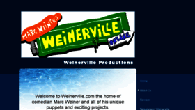 What Weinerville.com website looked like in 2018 (6 years ago)