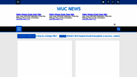 What Wucnews.com website looked like in 2018 (6 years ago)