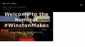 What Winstonmoy.com website looked like in 2018 (6 years ago)