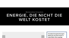 What Ww-holzpellets.de website looked like in 2018 (6 years ago)