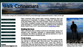 What Walkconnemara.com website looked like in 2018 (6 years ago)