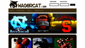 What Wagercat.com website looked like in 2018 (6 years ago)