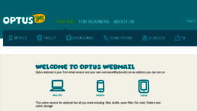 What Webmail.optusnet.com.au website looked like in 2018 (6 years ago)