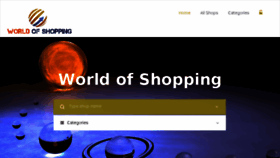 What Worldof-shopping.com website looked like in 2018 (6 years ago)