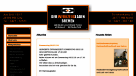 What Werkzeugbremen.de website looked like in 2018 (6 years ago)