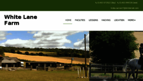 What Whitelanefarm.co.uk website looked like in 2018 (6 years ago)